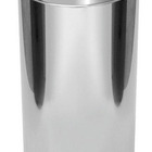 Lixeira Inox 50 Litros Com Aro Meia Lua