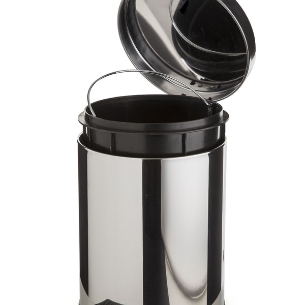 Lixeira Inox 5 Litros Pedal Com Recipiente Plástico Interno P