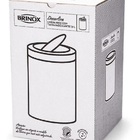 Lixeira Inox 7,8 Litros Tampa Basculante Decorline 3032/206 B