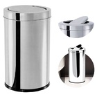Lixeira Inox 7,8 Litros Tampa Basculante Decorline 3032/206 B