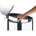 Lixeira Inox 75l Com Pedal Brinox