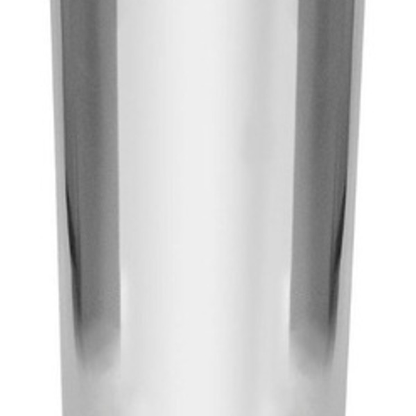 Lixeira Inox Com Aro  50 Litros Inox Inox