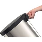 Lixeira Inox Com Pedal 30 Litros New Tramontina Com Tampa Plá