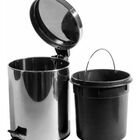 Lixeira Inox Com Pedal 5l Clink