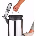 Lixeira Inox Com Pedal 5l Clink