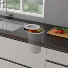 Lixeira Inox Embutir Pia Cozinha 8l Demima