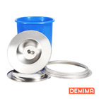 Lixeira Inox Embutir Pia Cozinha 8l Demima