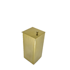 Lixeira Inox Gold Para Banheiro