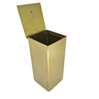 Lixeira Inox Gold Para Banheiro