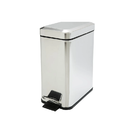 Lixeira Inox Kala 5l Retangular Slim C/pedal Balde Removivel