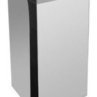 Lixeira Inox Quadrada Com Tampa Vai-vem 36 Litros