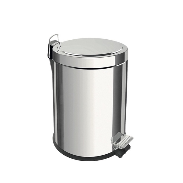 Lixeira Inox Tramontina 3 Litros Com Pedal Acabamento Polido