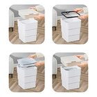 Lixeira Inteligente 18l Branca: Sensor Automático, Recarregáv