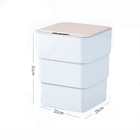 Lixeira Inteligente 18l Branca: Sensor Automático, Recarregáv