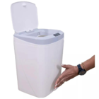Lixeira Inteligente Com Senor Automática Banheiro Cozinha