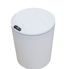 Lixeira Inteligente Lixeira Automática Com Sensor 5l Branca