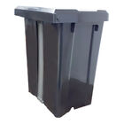 Lixeira Jsn Plastica Quadrada Com Pedal 15 Litros Preta