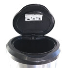 Lixeira Label Inox Estilo Premium Grande 45 Litros Cesto De L