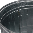 Lixeira Lata De Lixo Americana Metal Galvanizado 30 Litros