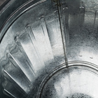 Lixeira Lata De Lixo Americana Metal Galvanizado 30 Litros