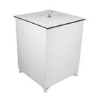 Lixeira Lavabo Luxo Branco