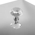 Lixeira Lavabo Luxo Prata Espelhado