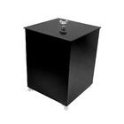 Lixeira Lavabo Luxo Preto Pìano