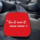 Lixeira Lixo Para Carro Neoprene Eu, Você E Nosso Carro