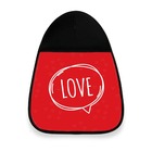 Lixeira Lixo Para Carro Neoprene Lixocar Love Vermelho