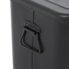 Lixeira Loft 26L Metal Preto Delinia