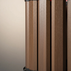 Lixeira Madeira Plástica Ecológica 67l Para Jardim E Parques