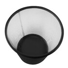 Lixeira Metal Aramado Cesto Lixo Escritório 8 Litros Preto