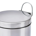 Lixeira Mini Inox De Banheiro E Cozinha Compacta 12 Litros Em