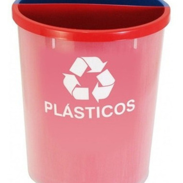 Lixeira Mix 25 Litros Coleta Seletiva Com 2 Divisões Mix2