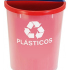 Lixeira Mix 25 Litros Coleta Seletiva Com 2 Divisões Mix2