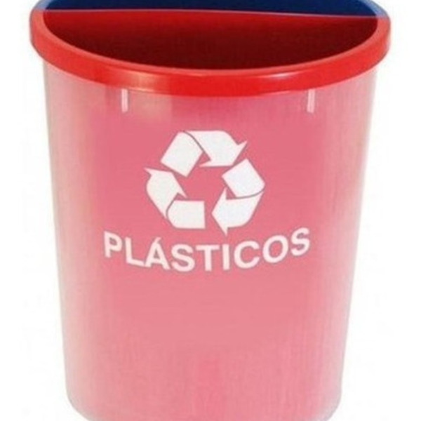 Lixeira Mix 25 Litros Coleta Seletiva Com 2 Divisões Mix2