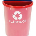 Lixeira Mix 25 Litros Coleta Seletiva Com 2 Divisões Mix2