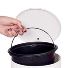 Lixeira Modern 5 L Branca Mor