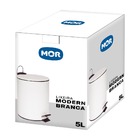 Lixeira Modern 5 L Branca Mor