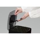 Lixeira Moderna Retangular C/pedal Preta 9l