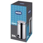 Lixeira Mor Ágata Inox Redonda