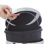 Lixeira Mor Ágata Inox Redonda