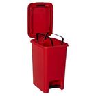 Lixeira Multiuso Astra Pedal Dupla Abertura 10l Bordo/preto R