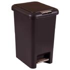 Lixeira Multiuso Astra Pedal Dupla Abertura 10l Bordo/preto R