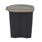 Lixeira Multiuso Plástico Preto 7L Pedal Plasútil