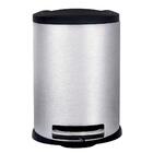 Lixeira Onix Inox 12l Mor