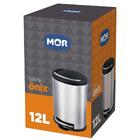 Lixeira Onix Inox 12l Mor