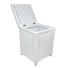 Lixeira/papeleiro 22x22x30cm - Branco