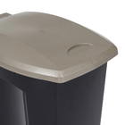 Lixeira para Área de Serviço 7L Plástico Pedal Preto Plasútil