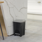 Lixeira para Área de Serviço 7L Plástico Pedal Preto Plasútil